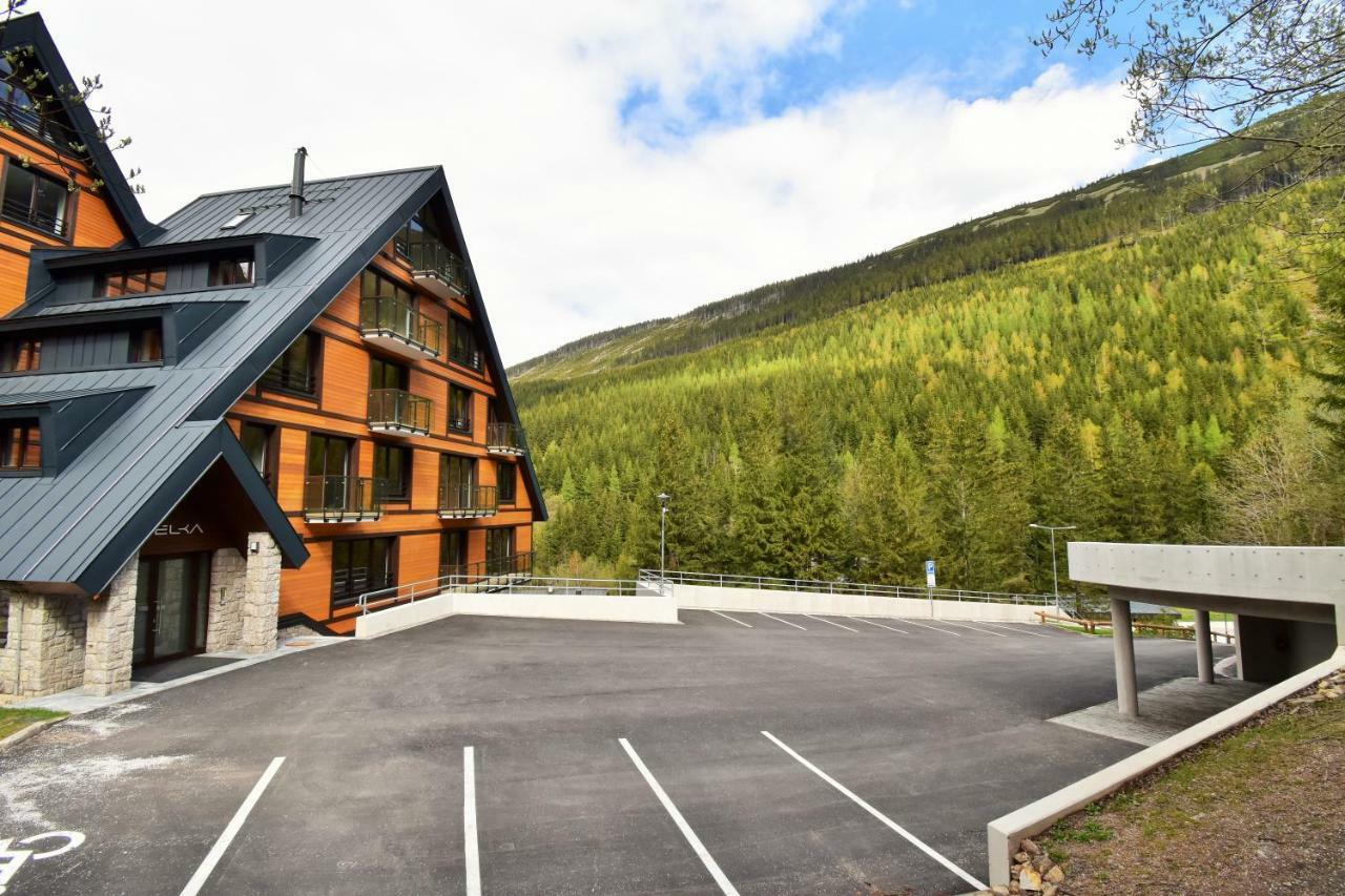 Apartment Adélka 104 with private whirlpool Špindlerŭv Mlýn Esterno foto