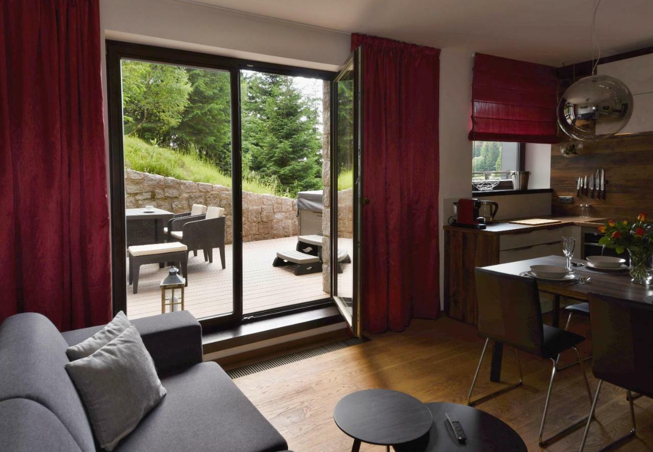 Apartment Adélka 104 with private whirlpool Špindlerŭv Mlýn Esterno foto